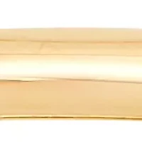 Hollow Oval Link Bracelet in Gold Over Silver