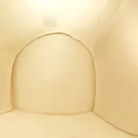 Graduated Bead Hoop Earrings in Gold Over Silver