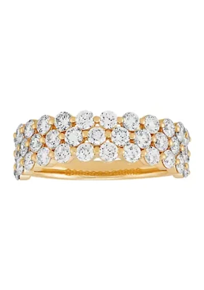 2 ct. t.w. Lab Grown Diamond  Wedding Band Ring in 10K Yellow Gold