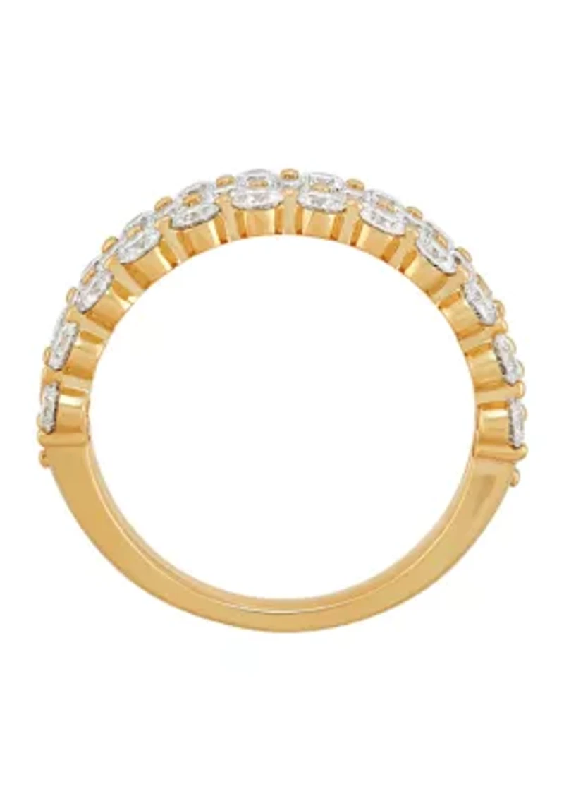 2 ct. t.w. Lab Grown Diamond  Wedding Band Ring in 10K Yellow Gold