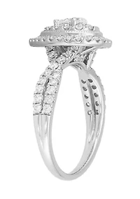 ct. t.w. Diamond Ring in 14K White Gold