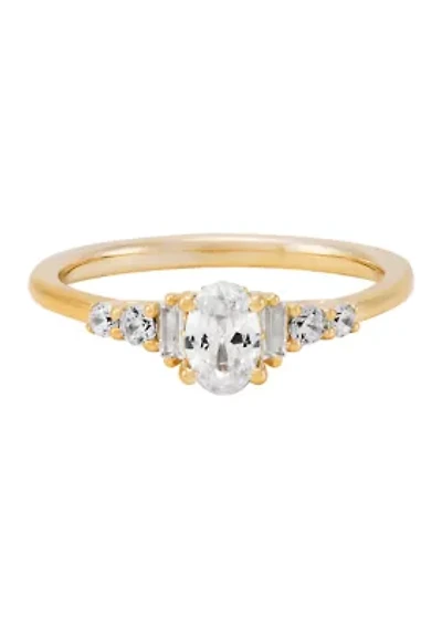 3/4 ct. t.w. Diamond Ring in 14K Yellow and White Gold