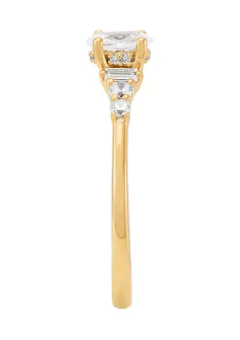 3/4 ct. t.w. Diamond Ring in 14K Yellow and White Gold