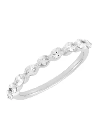 1/2 ct. t.w. Lab Grown Diamond Band Ring in 10K White Gold