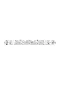 1/2 ct. t.w. Lab Grown Diamond Band Ring in 10K White Gold