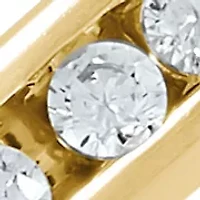 1/10 ct.t .w. Lab Grown Diamond Band Ring in 10K Yellow Gold
