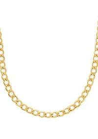 Men's Curb Chain in 10k Yellow Gold