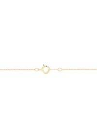 Swiss Blue Topaz and Lab Grown Opal and White Sapphire Earrings and Pendant Necklace with 18" Cable Chain in Gold over Sterling Silver
