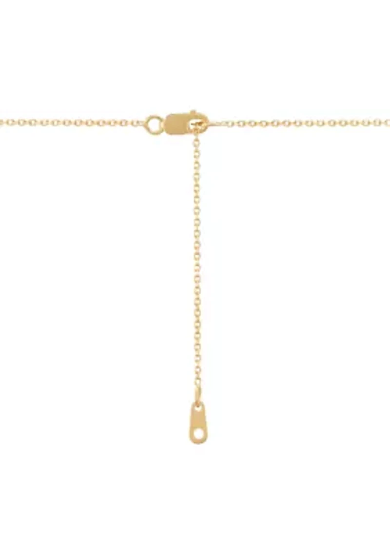 Lab Grown Emerald and White Sapphire Earrings and Pendant Necklace with 18" Cable Chain Set in Gold Over Sterling Silver and 3K White Gold