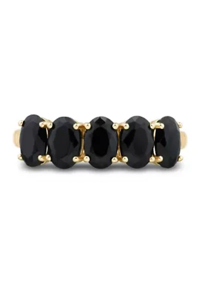 Onyx Ring in 10K Yellow Gold
