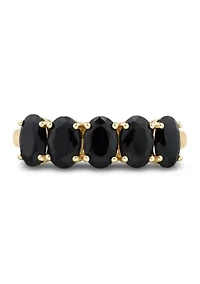 Onyx Ring in 10K Yellow Gold