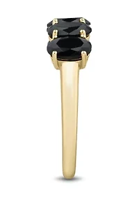 Onyx Ring in 10K Yellow Gold