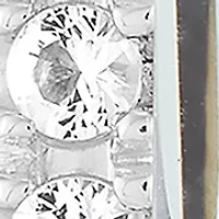 Lab Created Created White Sapphire Ring in Sterling Silver