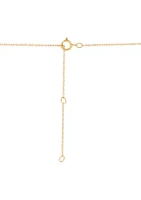 1/4 ct. t.w. Diamond and Tanzanite Pendant Necklace with 18" Rope Chain in 10K Yellow Gold