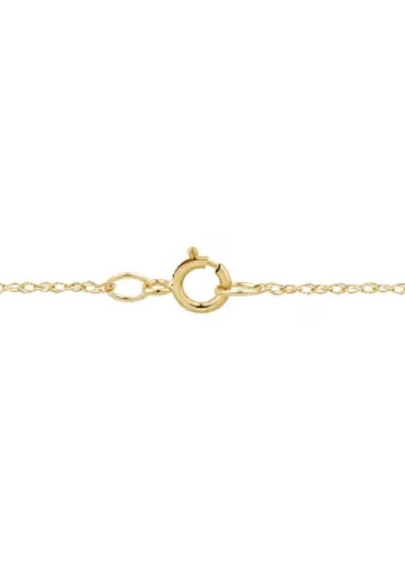 1/6 ct. t.w. Lab Grown Opal and Diamond Pendant Necklace with 18'' Rope Chain in Gold Over Sterling Silver