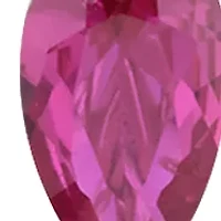 Lab Grown Ruby and 1/4 ct. t.w. Diamond Cross Pendant with 18" Rope Chain