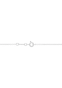Onyx and Diamond Accent Pendant with 18" Cable Chain inSterling Silver