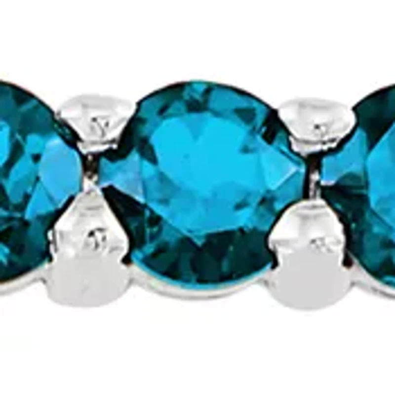 1.8 ct. t.w. Blue Topaz Bar Necklace in Sterling Silver