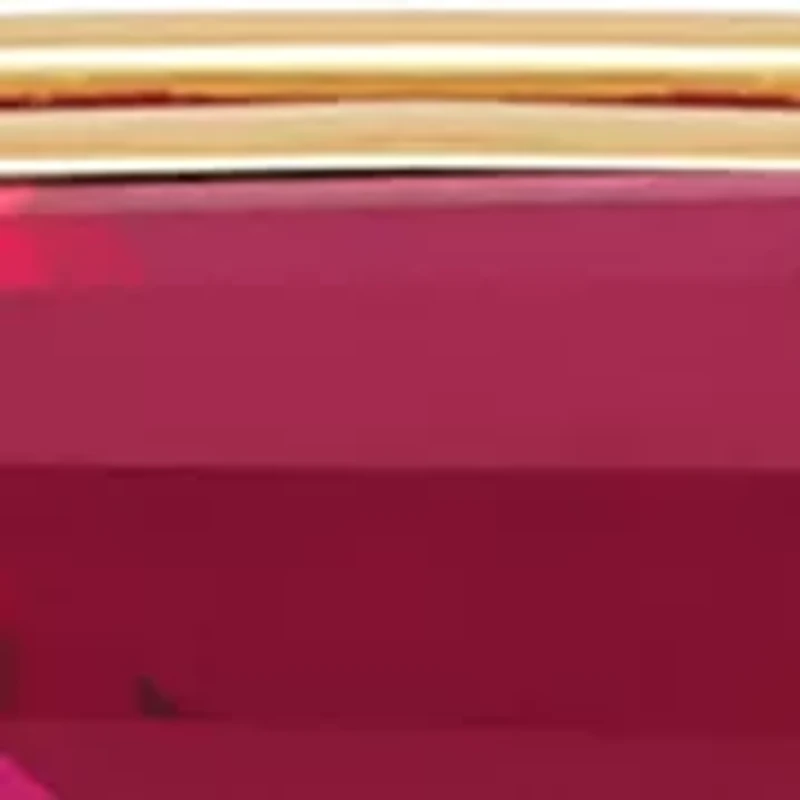 Lab Grown Ruby Necklace in Gold Over Silver