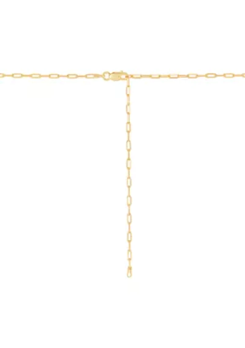 Lab Grown Ruby Necklace in Gold Over Silver