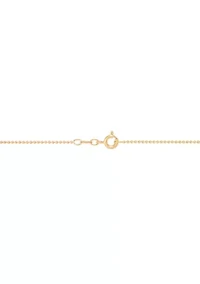 Multi Blue Topaz Necklace in Gold Over Silver