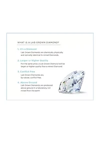 Lab Created Emerald and 1/2 ct. t.w. Lab Created Diamond Earrings in 10K Yellow Gold