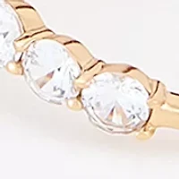 6 ct. t.w. Lab Grown White Sapphire Hoop Earrings in Gold Over Silver