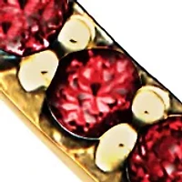 Created Ruby Heart Pendant Necklace in 10k Yellow Gold