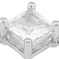 Lab Grown White Sapphire Bolo Bracelet in Sterling Silver
