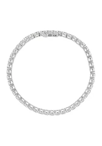 Lab Grown White Sapphire Bracelet