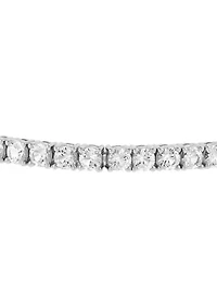 Lab Grown White Sapphire Bracelet