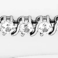 7.52 ct. t.w. Lab Grown White Sapphire Tennis Bracelet in Sterling Silver