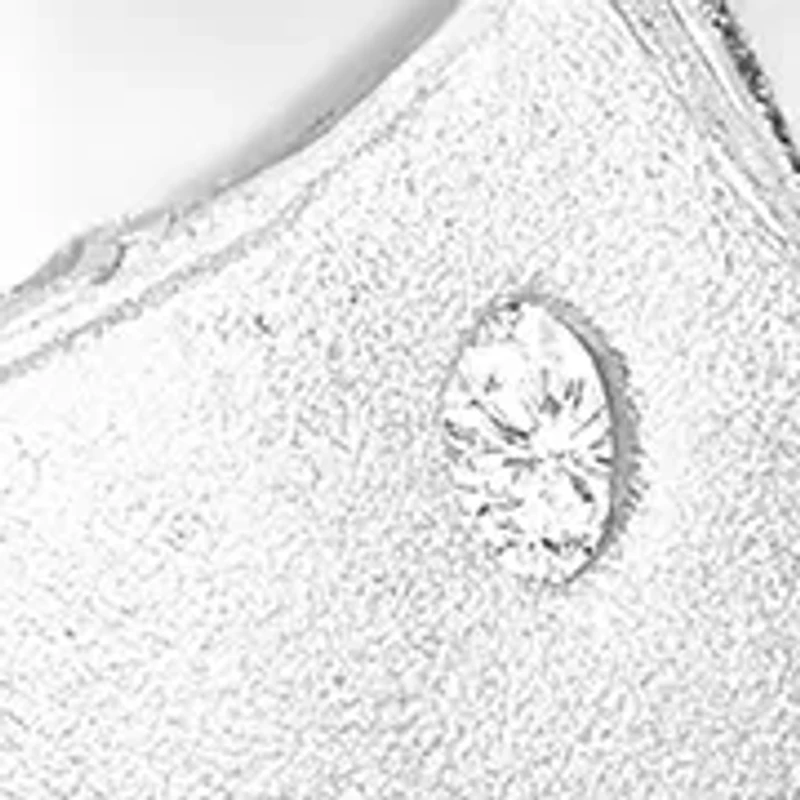 Girls Diamond Accent Crown Earrings in Sterling Silver