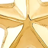 Hope with Dangle Star Necklace in Sterling Silver and 10K Yellow Gold