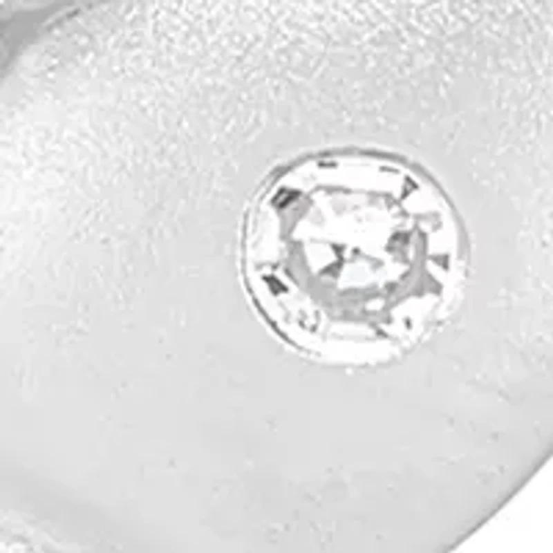 Diamond Accent Butterfly Pendant with 16" Cable Chain in Sterling Silver
