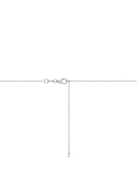 Diamond Accent Butterfly Pendant with 16" Cable Chain in Sterling Silver
