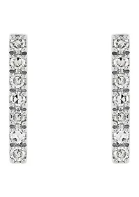 1/5 ct. t.w. Diamond Pendant and Earring Set in Sterling Silver