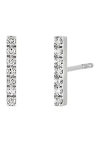 1/5 ct. t.w. Diamond Pendant and Earring Set in Sterling Silver