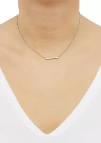 1/5 ct. t.w. Diamond Pendant and Earring Set in Sterling Silver
