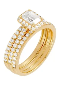 1.5 ct. t.w. Lab Grown Diamond Set Ring in 10K Yellow Gold