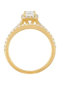 1.5 ct. t.w. Lab Grown Diamond Set Ring in 10K Yellow Gold