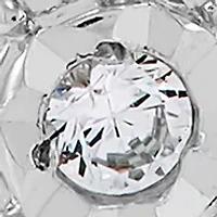 1/10 ct. t.w. Lab Grown Stud and Hoop Earring Set in Sterling Silver