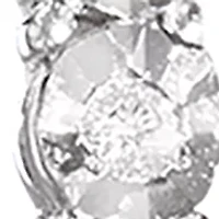 1/10 ct. t.w. Lab Grown Diamond Earrings Set in Serling Silver