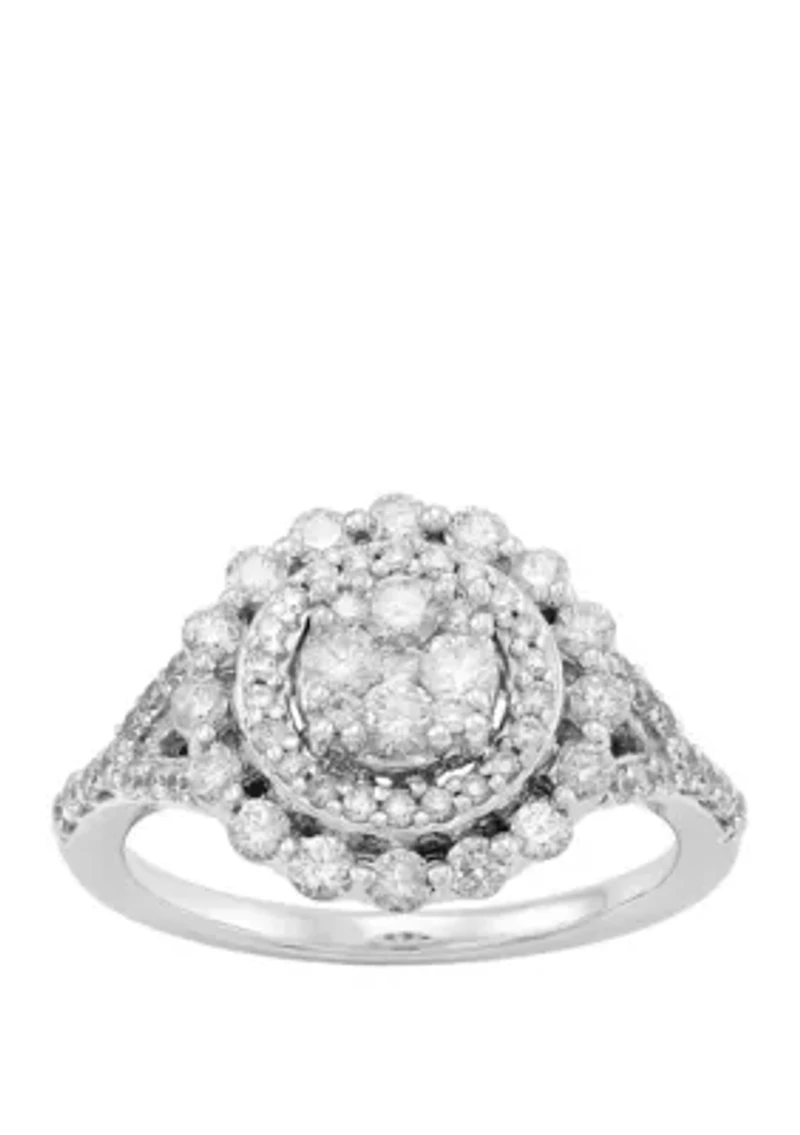 1 ct. t.w. Diamond Ring in 10k White Gold