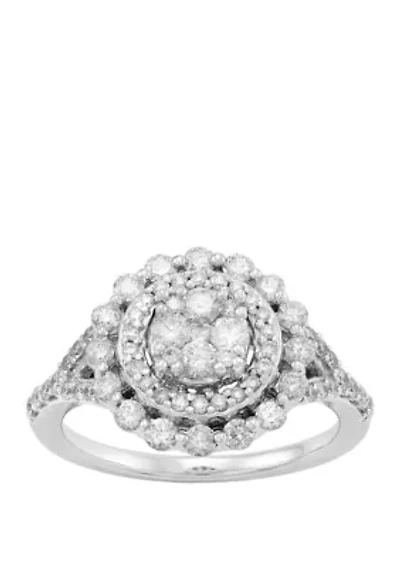 1 ct. t.w. Diamond Ring in 10k White Gold