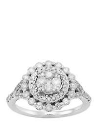 1 ct. t.w. Diamond Ring in 10k White Gold