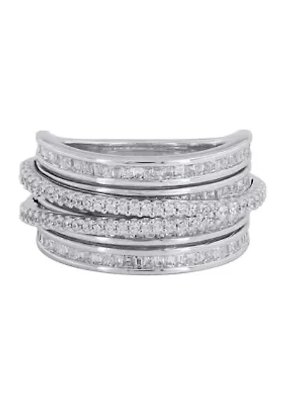 1 ct. t.w. Diamond Ring in Sterling Silver