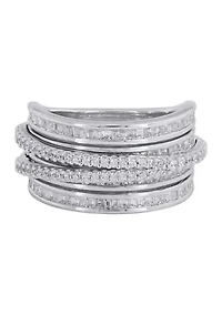 1 ct. t.w. Diamond Ring in Sterling Silver