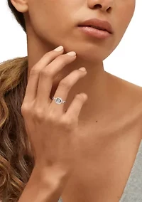 1/10 ct. t.w. Diamond Ring in Sterling Silver
