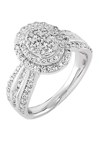 1 ct. t.w. Lab Grown Diamond Ring in Sterling Silver
